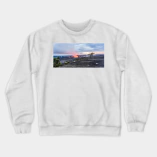 big island of Hawaii volcano Crewneck Sweatshirt